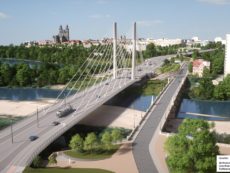 neue Strombrücke über die Alte Elbe